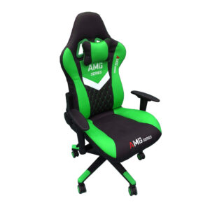 Ghế chơi game AMG-X chân xoay (Xanh lá)
