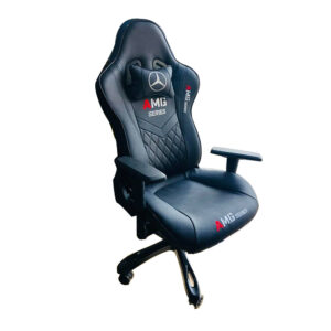 Ghế chơi game AMG-X chân xoay (Đen)