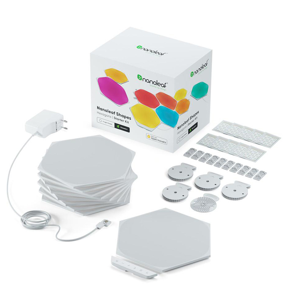 Đèn thông minh Nanoleaf Shapes Hexagons – Smarter Kit (9 pieces)
