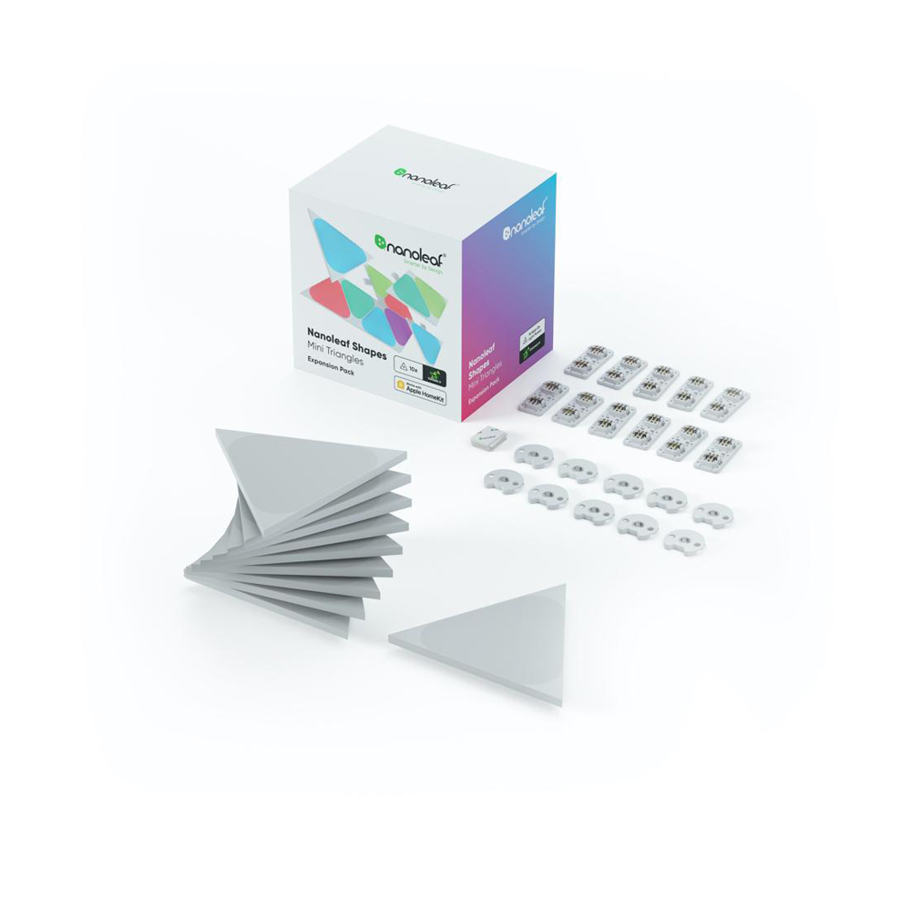 Đèn thông minh Nanoleaf Shapes Mini Triangles – Expansion Pack (10 pieces)