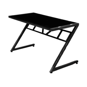 Bàn chữ Z GZ Homedesk- V2 mặt kính khung đen