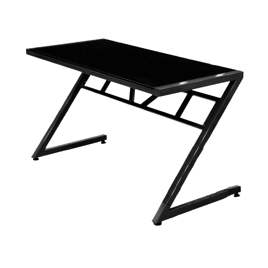 Bàn chữ Z GZ Homedesk- V2 mặt kính khung đen
