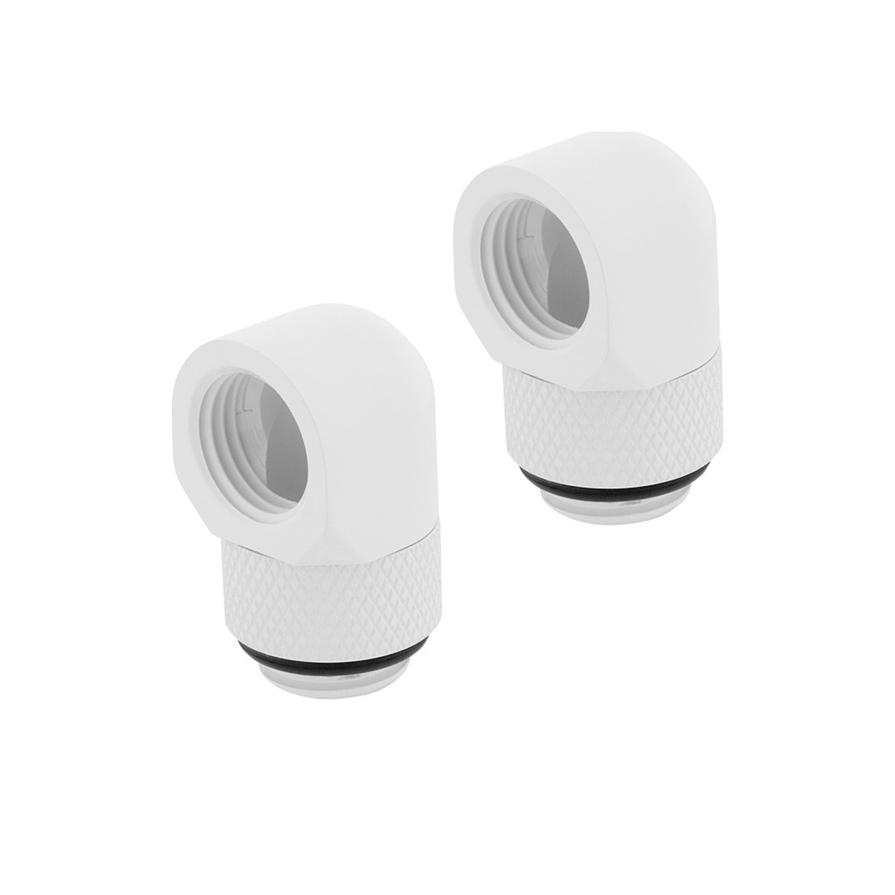 Fitting Corsai Hydro X Series 90° Rotary adapter twin Pack – white