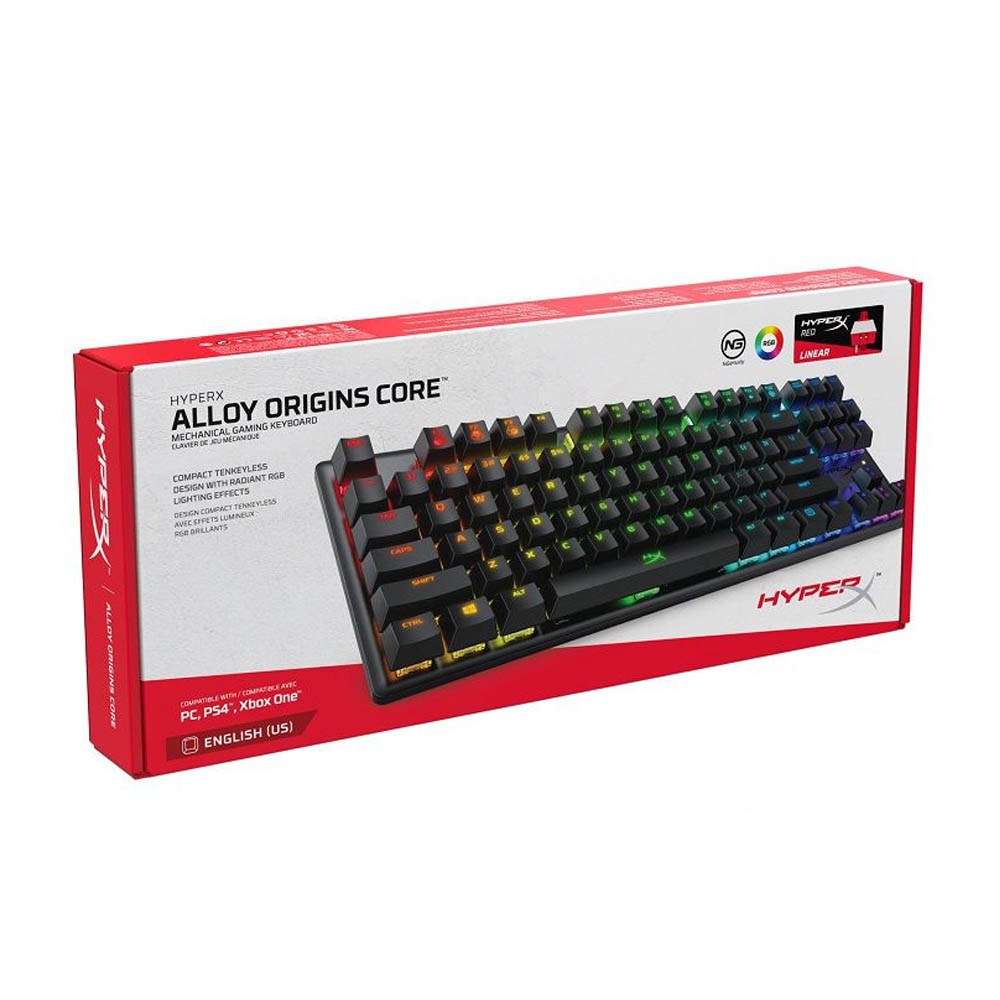 Bàn phím Kingston HyperX Alloy Origins Core RGB Red Switch