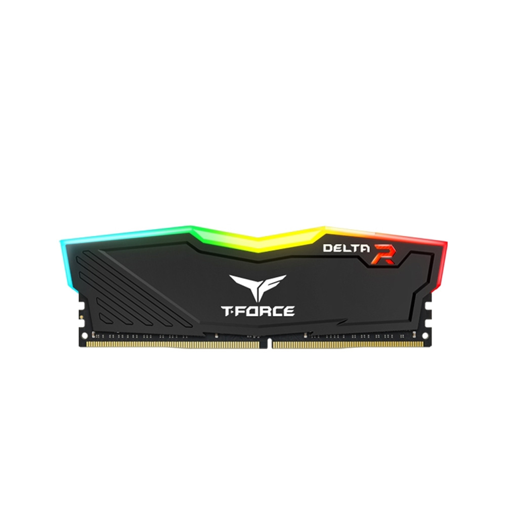 RAM Desktop Team T-Force Delta RGB 8GB (1x8GB) DDR4 3200MHz Black