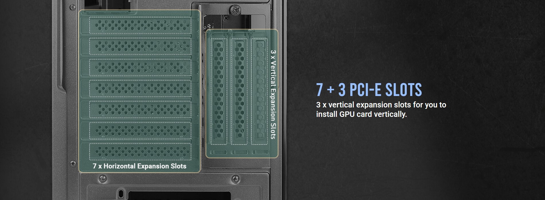 7 + 3 Khe cắm mở rộng