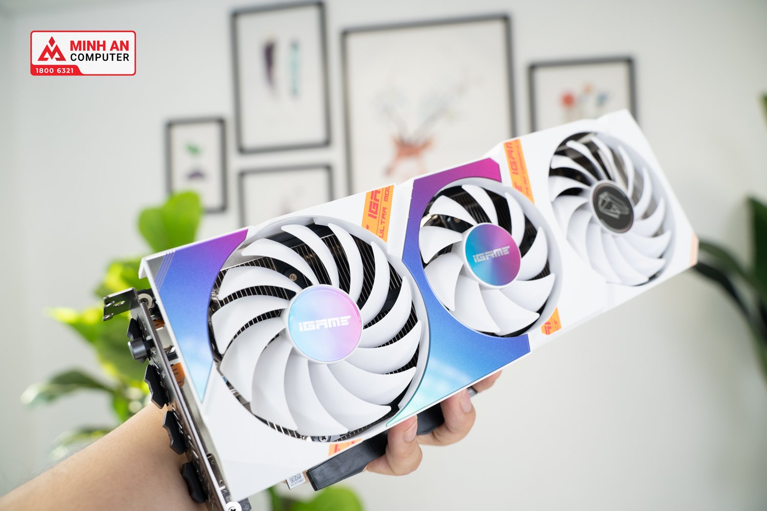 Card màn hình Colorful iGame Geforce RTX 3060 Ultra W OC 12G-V (White)