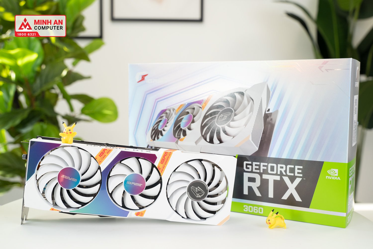 Card màn hình Colorful iGame Geforce RTX 3060 Ultra W OC 12G-V (White)
