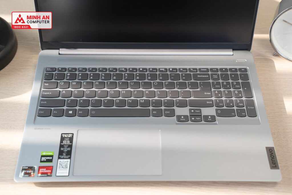 Laptop Lenovo IdeaPad 5 Pro 16ACH6 82L50095VN 16 inch Ryzen 5 5600H/RAM 8GB/SSD 512GB/GTX 1650/Win11/Grey