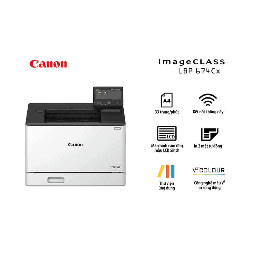 Máy In Canon LBP 674 CX – Laser màu đơn năng