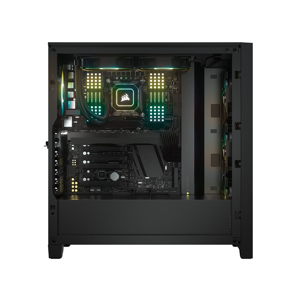 Vỏ case Corsair iCUE 4000X RGB TG Black