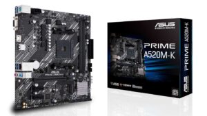 Mainboard Asus PRIME A520M-K (AM4, 2 khe RAM DDR4)