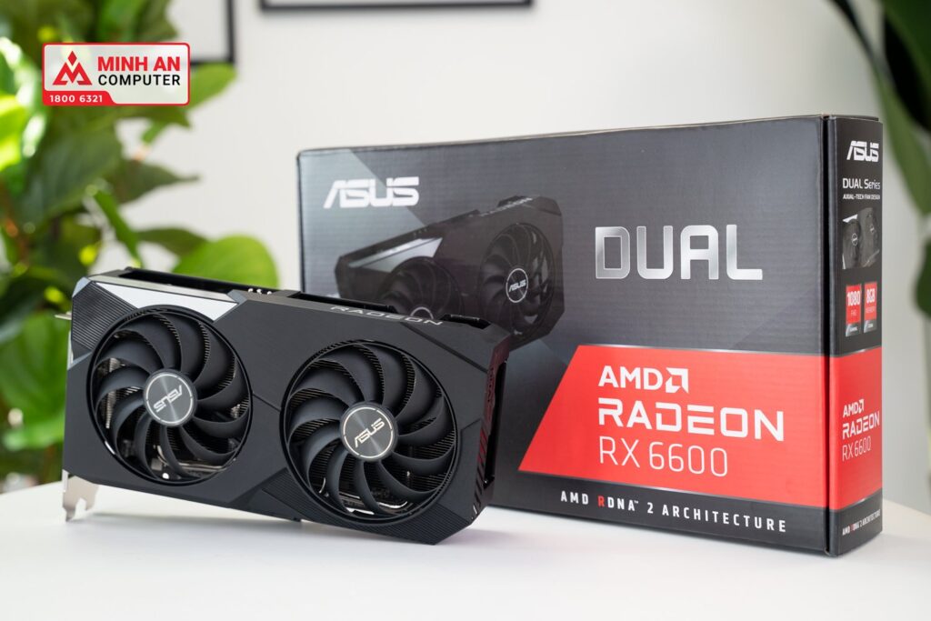 Card màn hình Asus Dual Radeon RX 6600 8GB (DUAL-RX6600-8G)