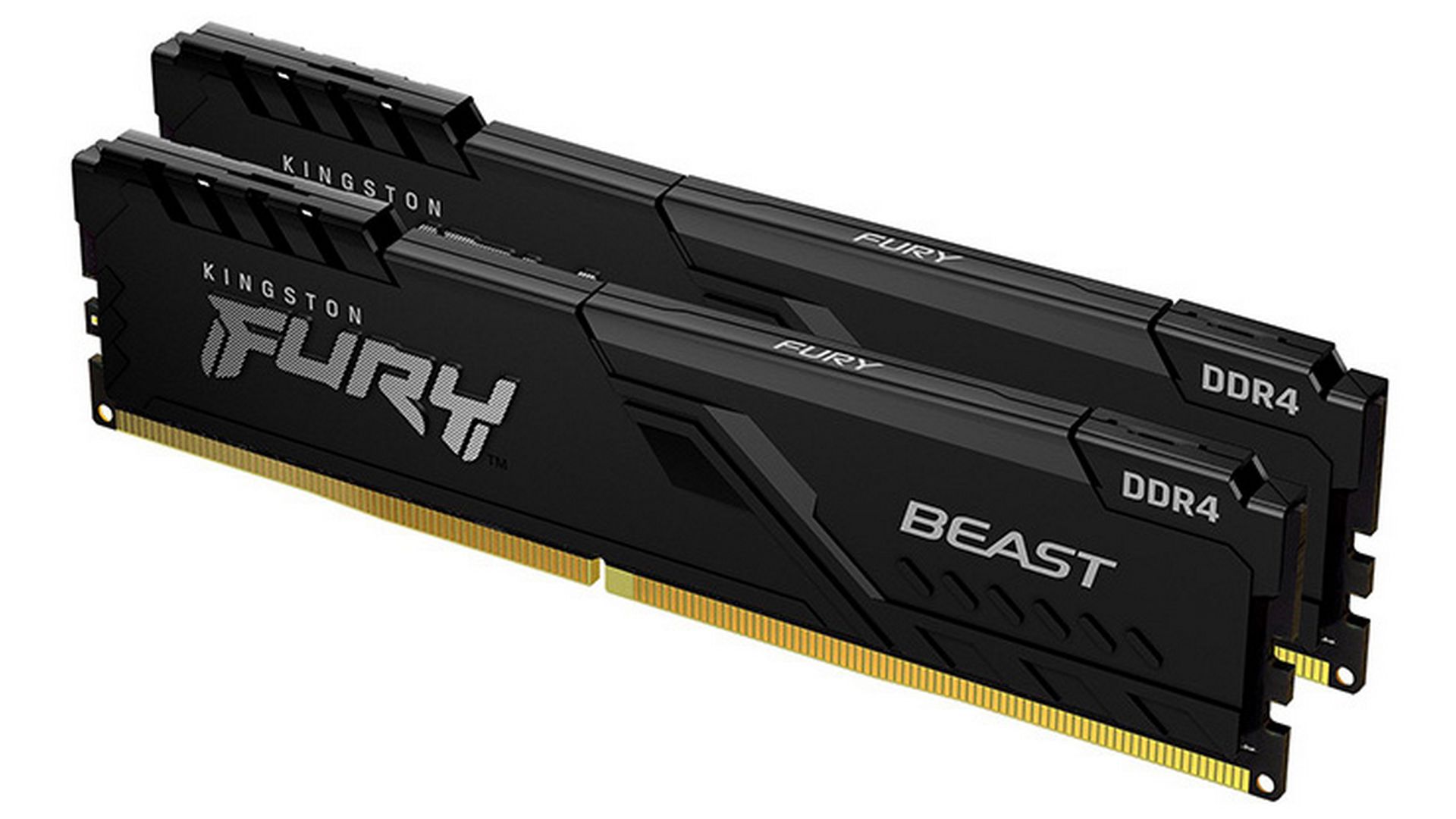 RAM Desktop Kingston Fury Beast 16GB (2x8GB) DDR4 3600MHz (KF436C17BBK2/16)