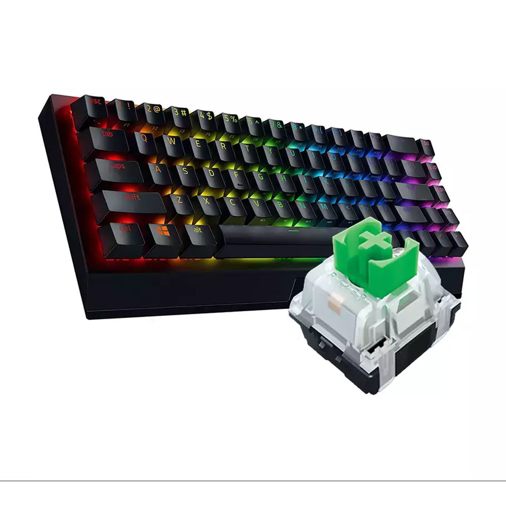 Bàn phím Razer BlackWidow V3 Mini HyperSpeed Green Switch (Black)