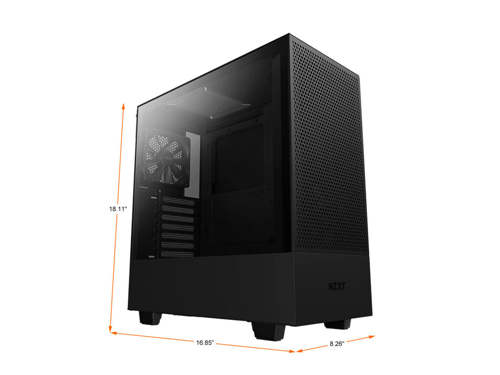 Vỏ case NZXT H510 Flow Edition Black 18 Vỏ case NZXT H510 Flow Edition Black