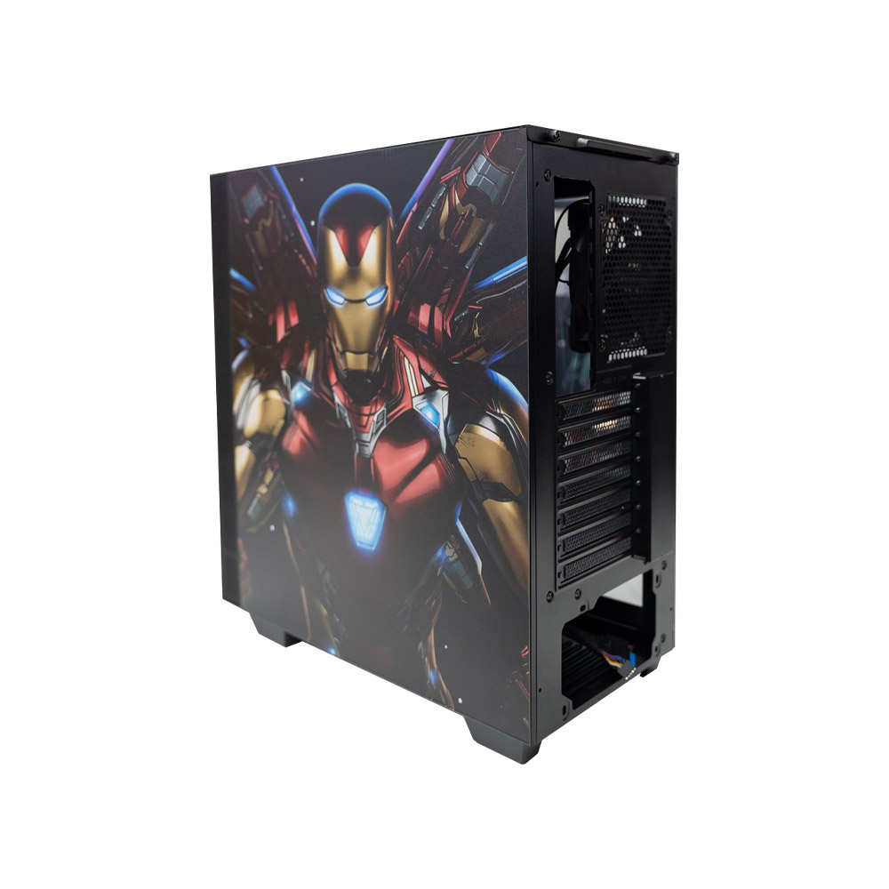 Vỏ case Custom MSI SEKIRA 100P Iron Man Edition