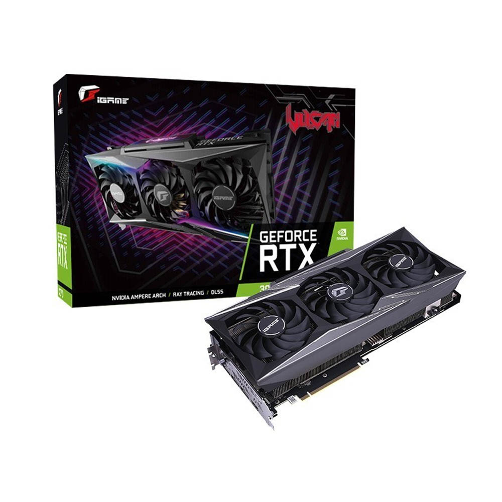 Card màn hình Colorful iGame GeForce RTX 3060 Ti Vulcan OC LHR-V