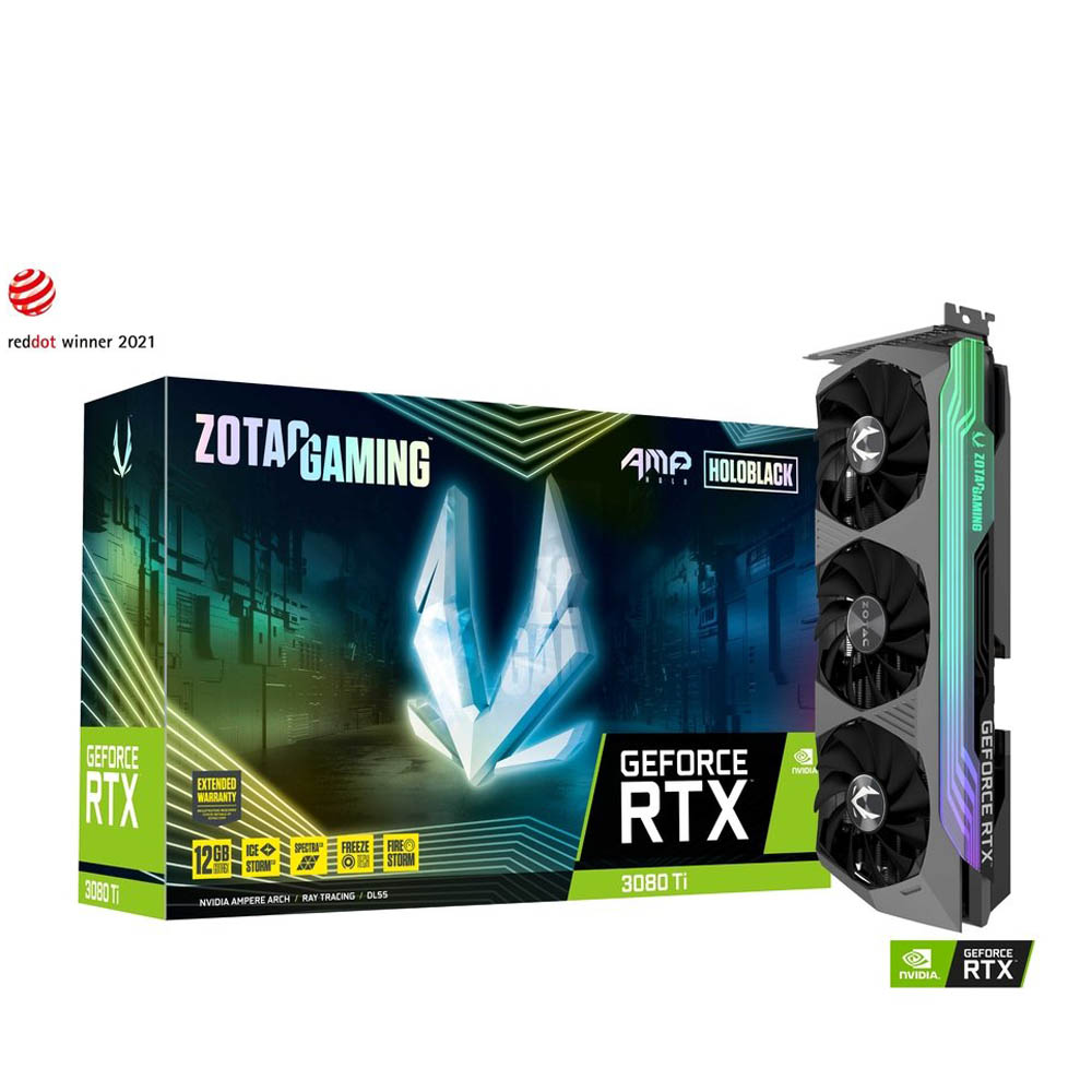 Card màn hình Zotac Gaming GeForce RTX 3080 Ti AMP Holo (ZT-A30810F-10P)