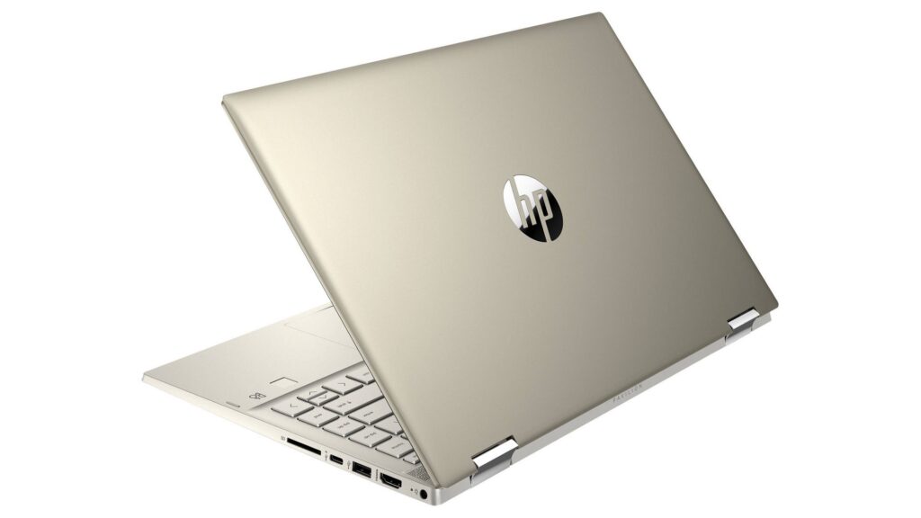 Laptop HP Pavilion x360 Convertible 14-dy0075TU 46L93PA (i7-1165G7 | RAM 8G | SSD 512G | 14" FHD Touch | W10 | Vàng)