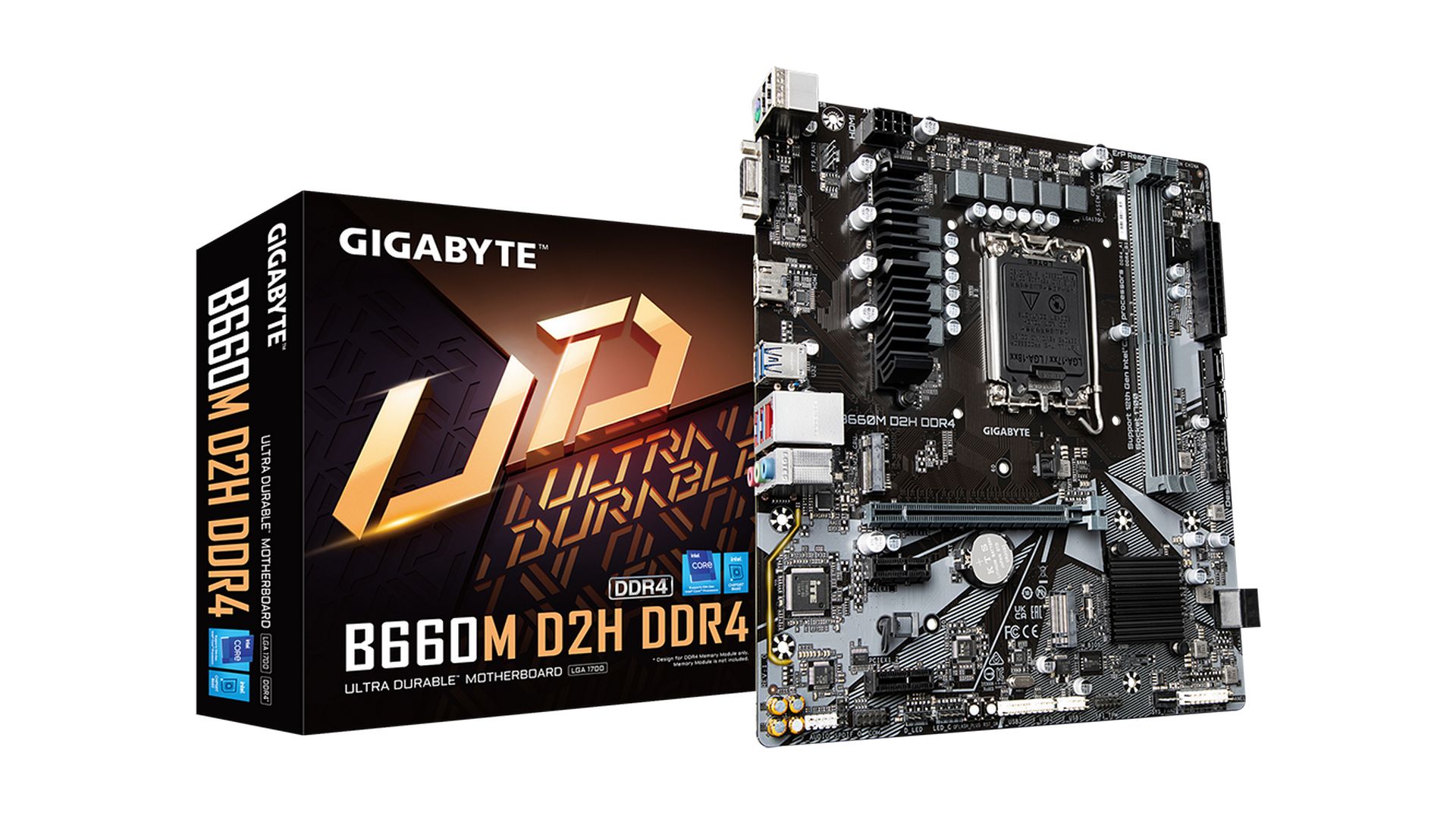 Mainboard Gigabyte B660M D2H DDR4 (LGA1700 | 2 Khe DDR4 | M-ATX)