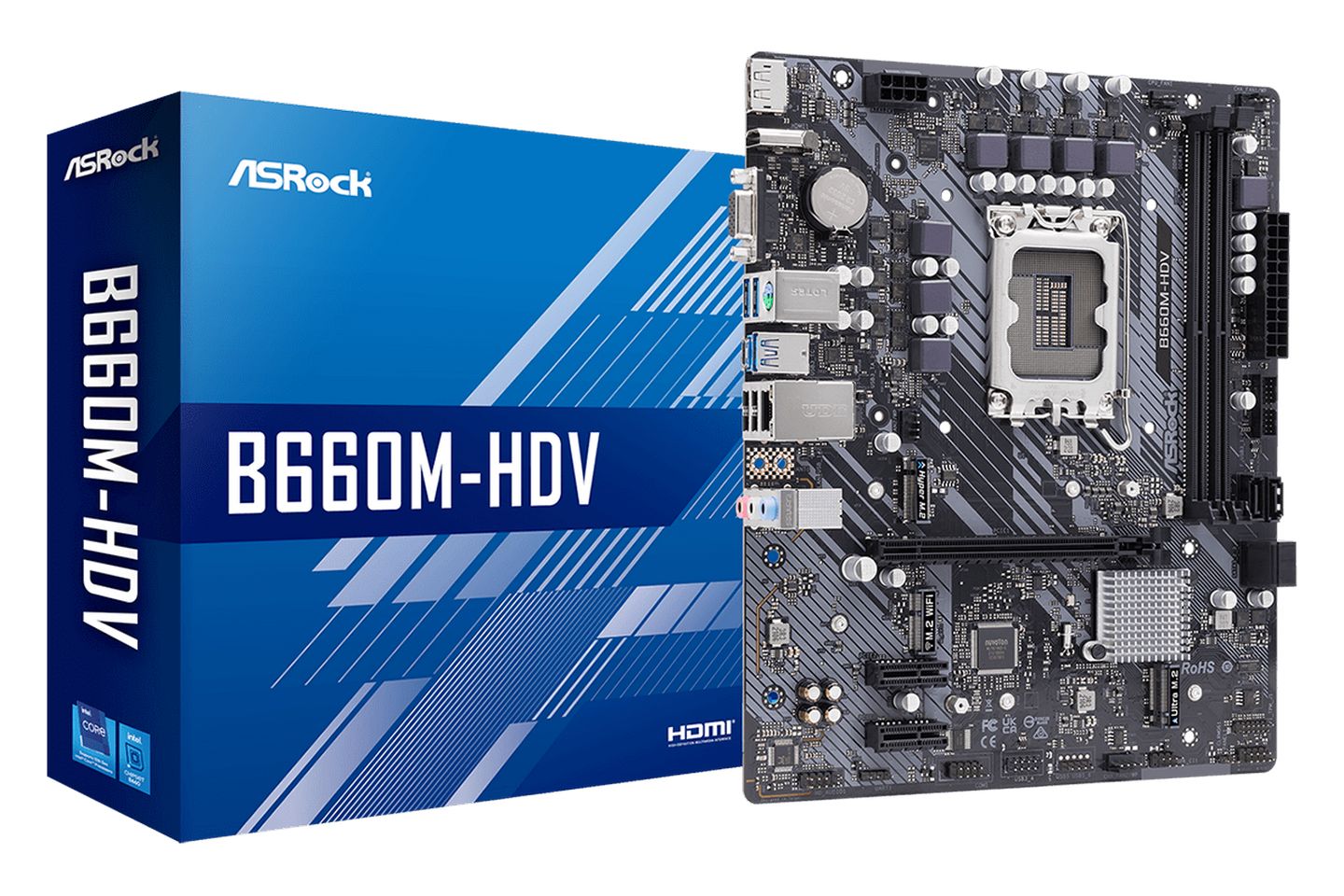 Mainboard ASRock B660M-HDV (LGA1700 | 2 Khe RAM | M-ATX) 1 Mainboard ASRock B660M-HDV (LGA1700 | 2 Khe RAM | M-ATX)