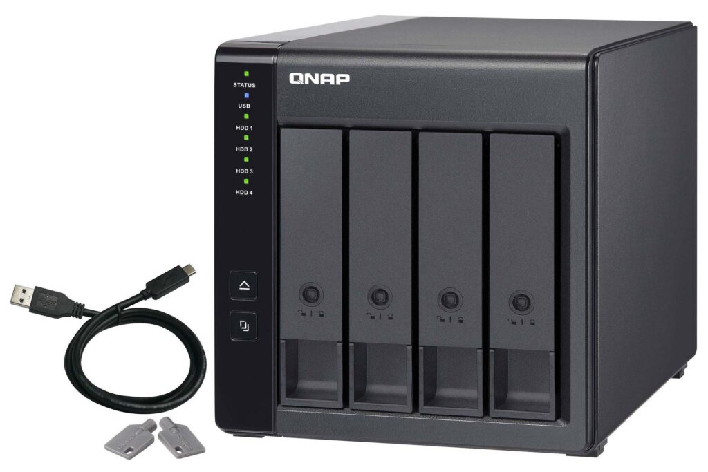 Bộ mở rộng QNAP TR-004 (4 Khay | USB-C | Chưa có ổ cứng)