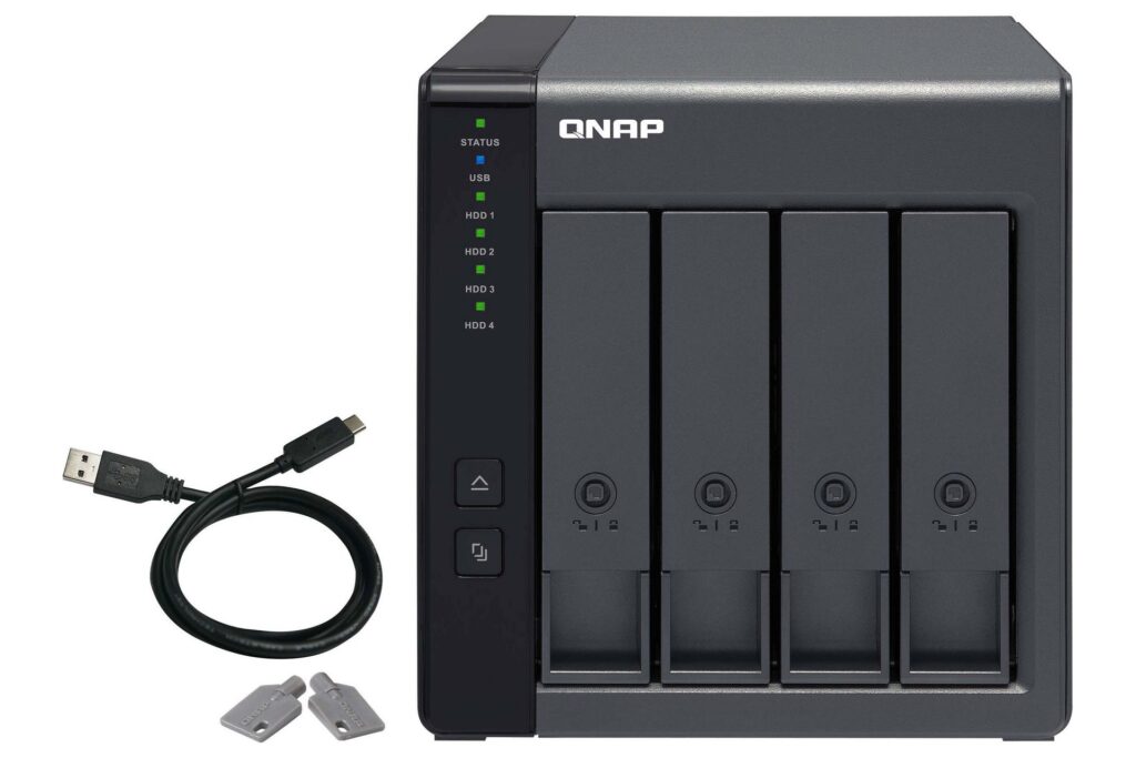 Bộ mở rộng QNAP TR-004 (4 Khay | USB-C | Chưa có ổ cứng)