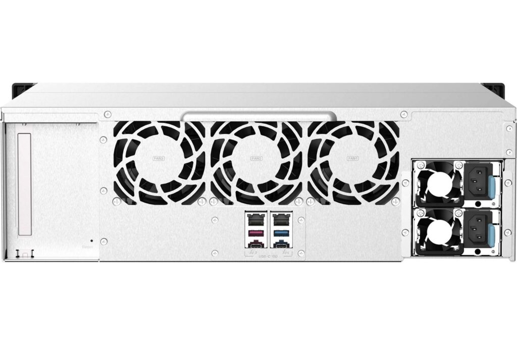 Thiết bị lưu trữ QNAP TS-1673AU-RP-16G (3U | 16-Bay | Ryzen V1500B | 16GB RAM | 2.5GbE LAN)