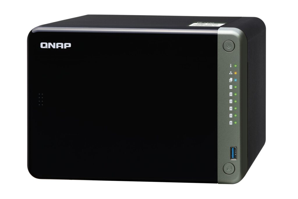 Thiết bị lưu trữ QNAP TS-653D-8G (6-Bay | Celeron J4125 | RAM 8GB | M.2 PCIe | 2.5 GbE | USB 3.2)