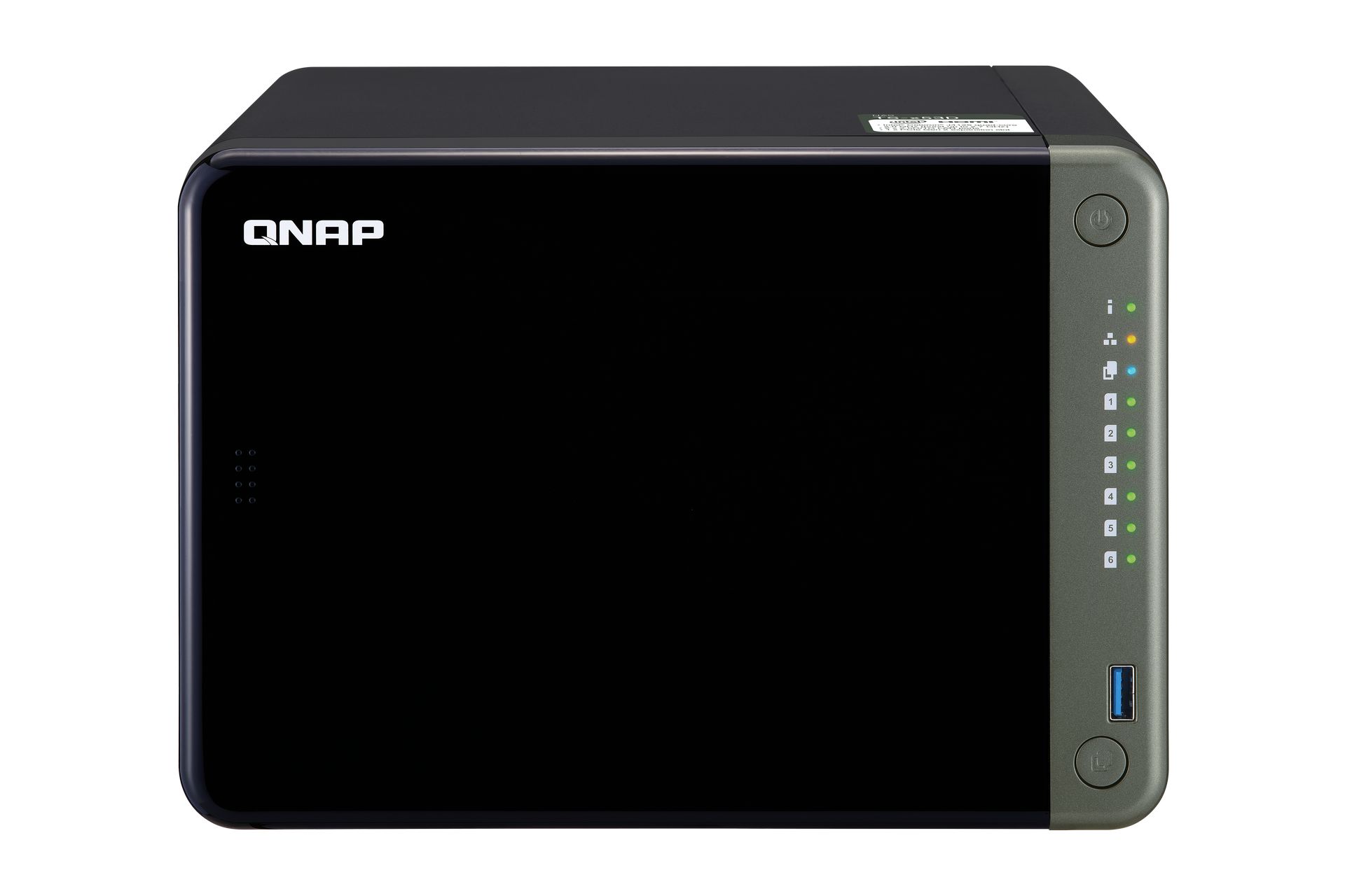 Thiết bị lưu trữ QNAP TS-653D-8G (6-Bay | Celeron J4125 | RAM 8GB | M.2 PCIe | 2.5 GbE | USB 3.2)