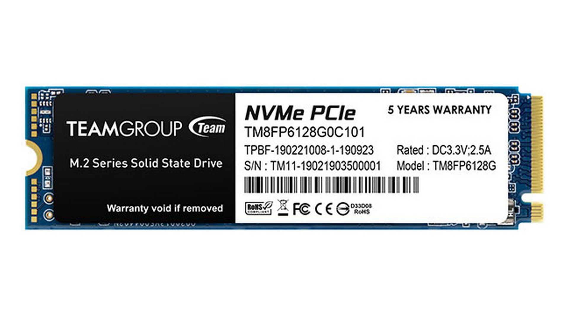 Ổ cứng SSD TeamGroup MP33 128GB M.2 NVMe