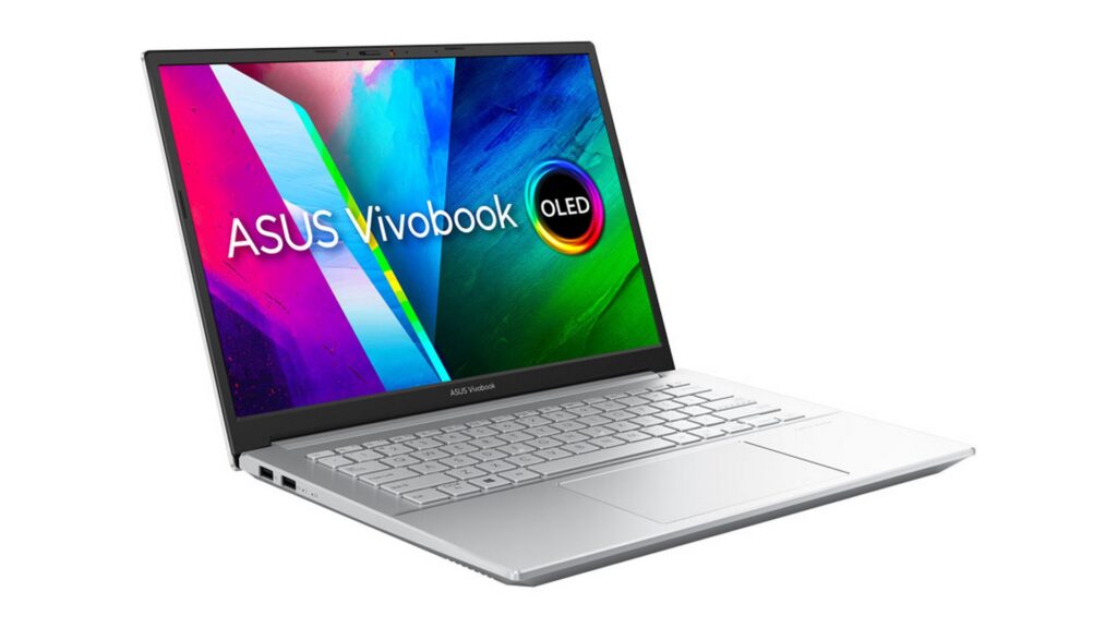 Laptop ASUS Vivobook Pro 14 OLED M3401QA-KM006W (Ryzen 5-5600H | RAM 8GB | SSD 512GB | 14" 2.8K | Win11 | Bạc)