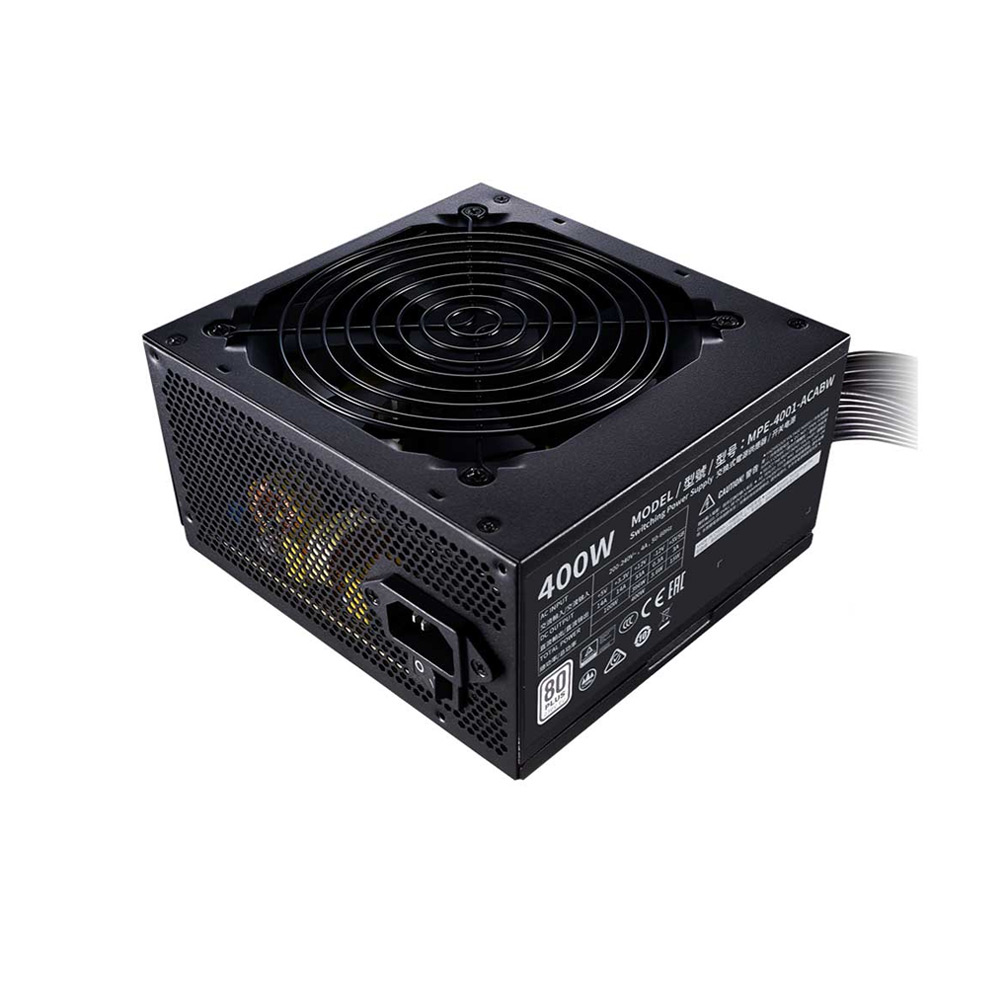 Nguồn máy tính Cooler Master MWE 400 WHITE 230V 80 Plus White
