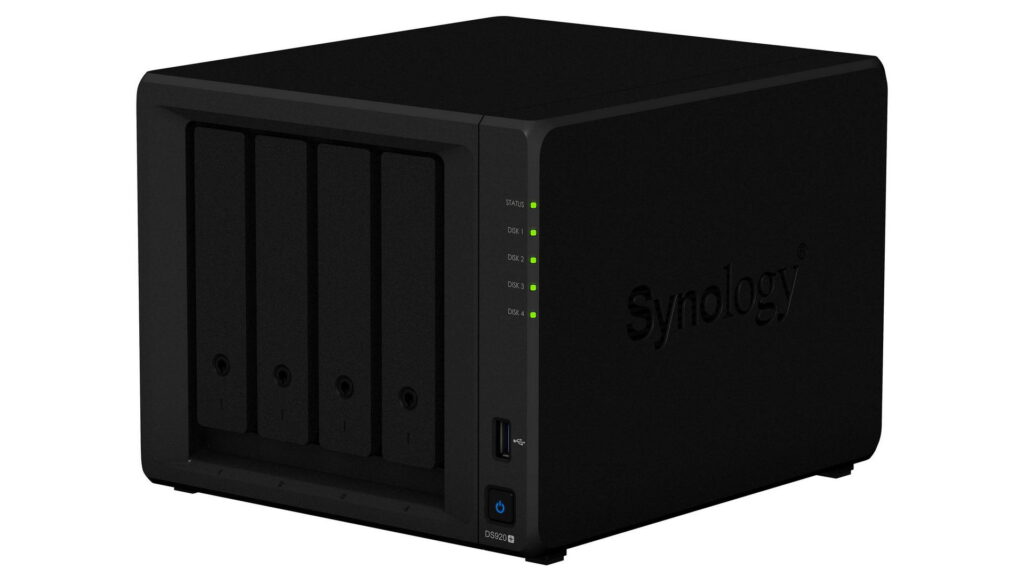 Thiết bị lưu trữ NAS Synology DS920+ (4-Bay | Celeron J4125 | RAM 4GB | USB 3.2 )
