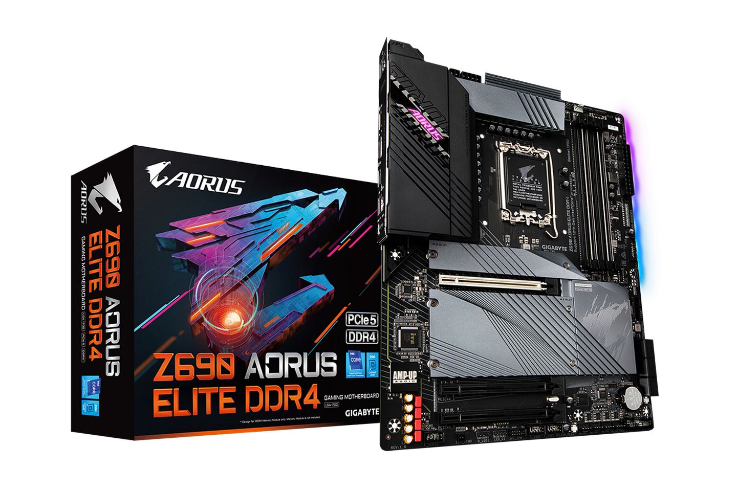 Mainboard Gigabyte Z690 AORUS ELITE DDR4 (Socket 1700, ATX, 4 Khe RAM)