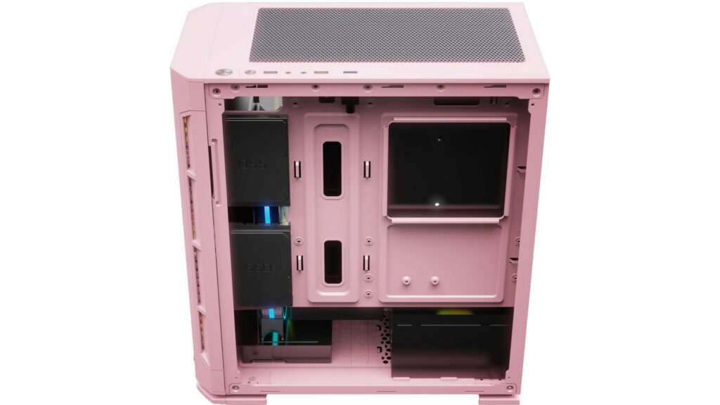 Vỏ case KENOO ESPORT G362 Màu Hồng (M-ATX | Chưa Quạt)