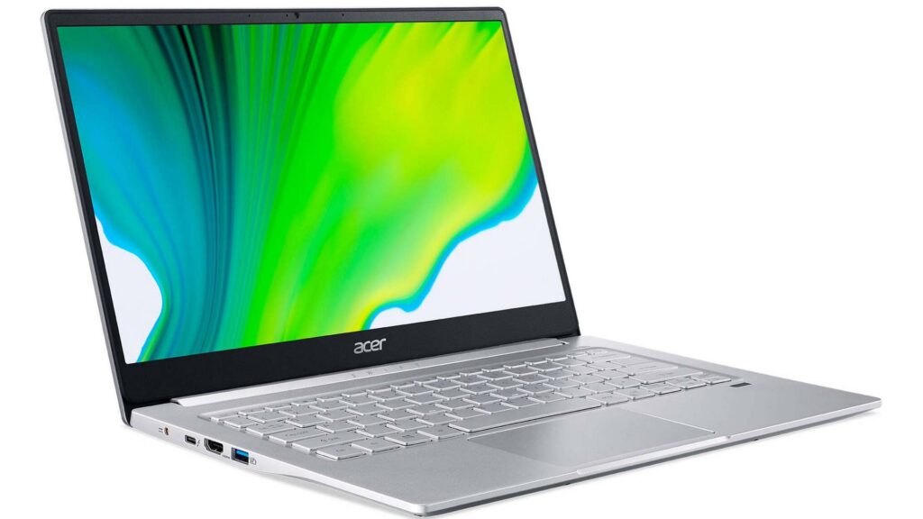 Laptop Acer Swift 3 SF314-43-R52K NX.AB1SG.004 (14 inch FHD | Ryzen 7 5700U | RAM 8GB | SSD 512GB | Win 10 | Silver)