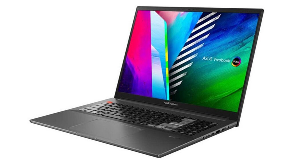 Laptop ASUS VivoBook Pro 16X OLED M7600QC-L2077W (Ryzen 5 5600H | RAM 16GB | RTX 3050 | SSD 512GB | 16" 4K | Win10 | Đen)