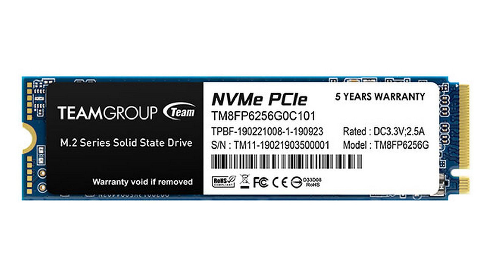 Ổ Cứng SSD TeamGroup MP33 256GB M.2 NVMe