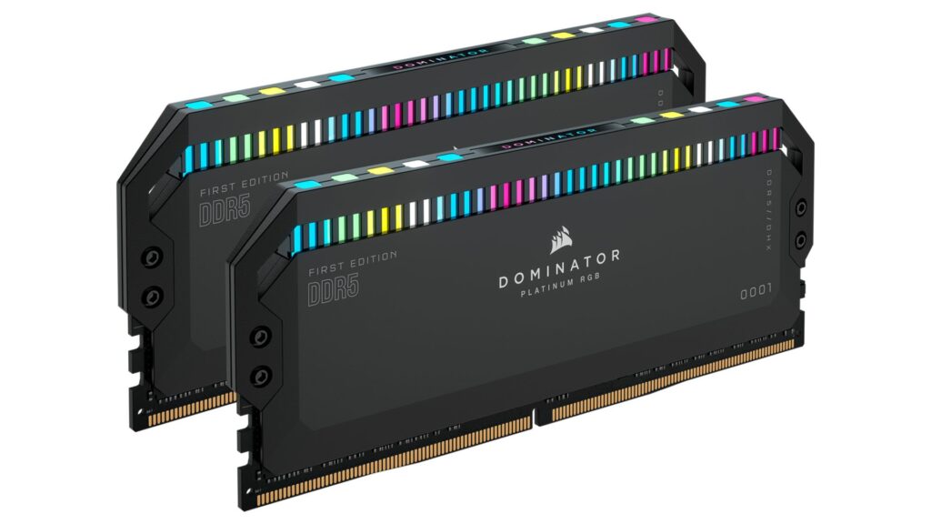 RAM Corsair DOMINATOR PLATINUM RGB 64GB (2x32GB | 5200MHz | DDR5 | Black | CMT64GX5M2B5200C40)