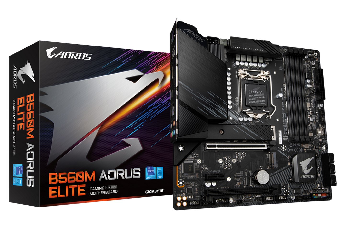 Mainboard Gigabyte B560M AORUS Elite (Socket 1200 | m-ATX | 4 khe RAM DDR4)
