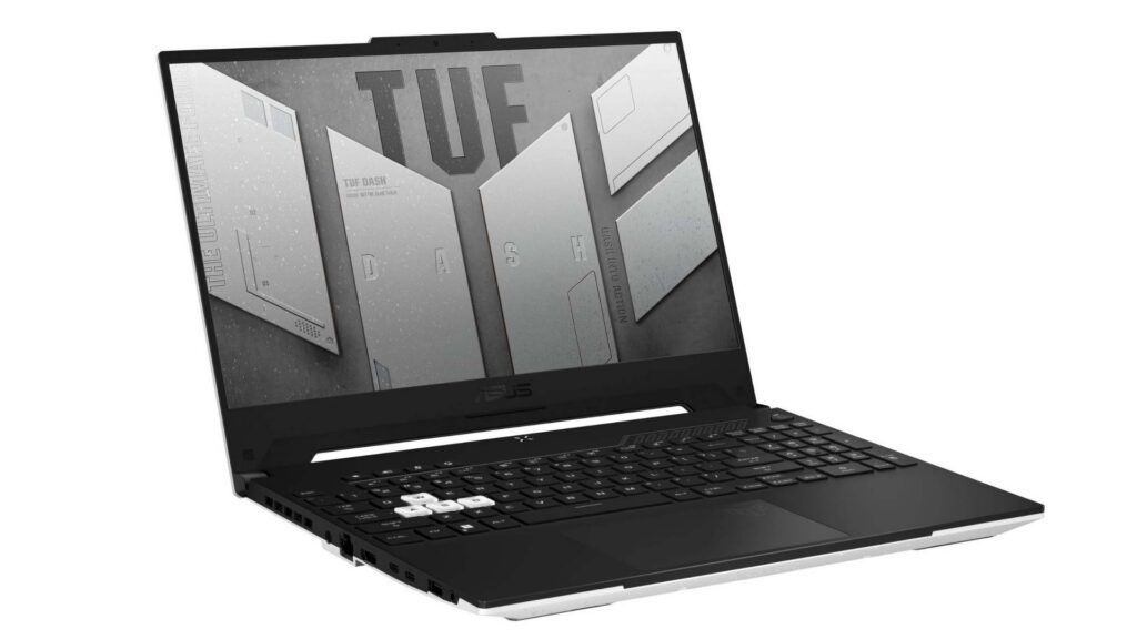 Laptop ASUS TUF Dash F15 FX517ZC-HN079W (i5-12450H | RAM 8GB | SSD 512GB | RTX-3050-4GB | 15.6-FHD | Win11 | Moonlight White)