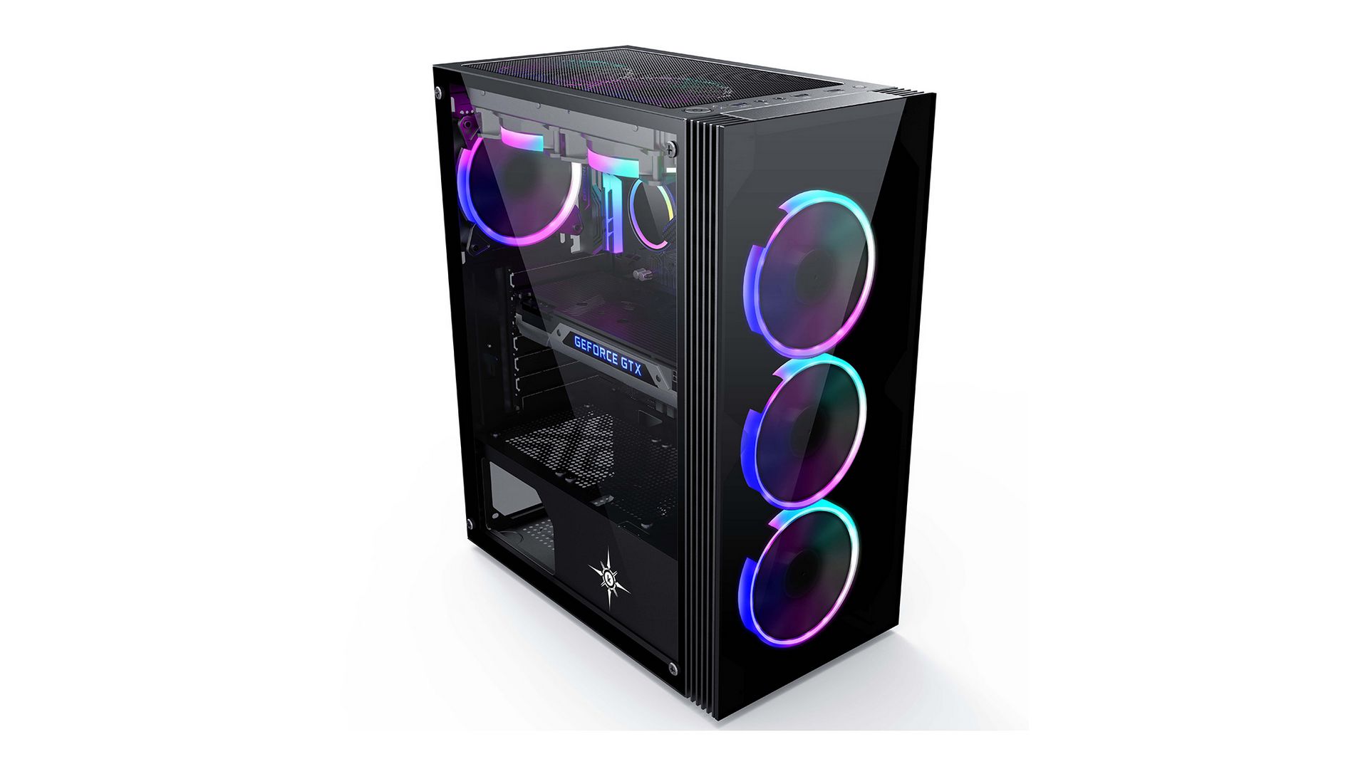 Vỏ case KENOO ESPORT G100 Màu Đen (Mid Tower | Có sẵn 3 Quạt) 1 Vỏ case KENOO ESPORT G100 Màu Đen (Mid Tower | Có sẵn 3 Quạt)