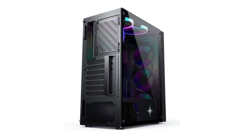 Vỏ case KENOO ESPORT G100 Màu Đen (Mid Tower | Có sẵn 3 Quạt) 11 Vỏ case KENOO ESPORT G100 Màu Đen (Mid Tower | Có sẵn 3 Quạt)
