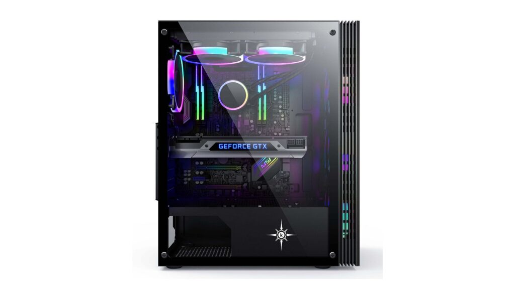 Vỏ case KENOO ESPORT G100 Màu Đen (Mid Tower | Có sẵn 3 Quạt) 10 Vỏ case KENOO ESPORT G100 Màu Đen (Mid Tower | Có sẵn 3 Quạt)