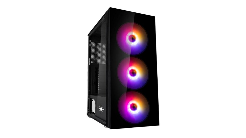Vỏ case KENOO ESPORT G100 Màu Đen (Mid Tower | Có sẵn 3 Quạt) 8 Vỏ case KENOO ESPORT G100 Màu Đen (Mid Tower | Có sẵn 3 Quạt)