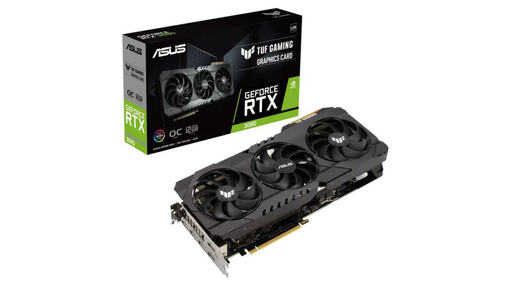 Card màn hình Asus TUF GeForce RTX 3080 OC Edition 12GB (TUF-RTX 3080-O12G-GAMING)