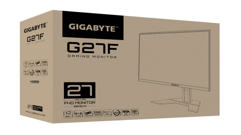 Màn hình Gigabyte G27F ( 27inch | Full HD | 144Hz | IPS ) 13 Màn hình Gigabyte G27F ( 27inch | Full HD | 144Hz | IPS )