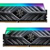 RAM Desktop Adata XPG Spectrix D41 RGB 16GB (2x8GB | 3200Mhz | CL16 | DDR4 | AX4U32008G16A-DT41)